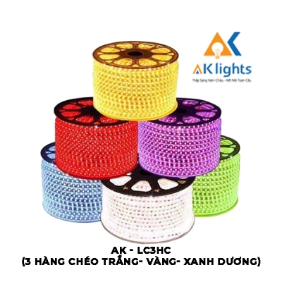 Led cuộn 3 hàng chéo (T/V/XD)